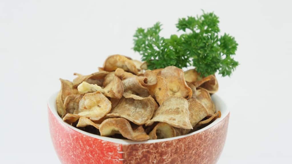 Chips de batata-doce na actifry [78cal]